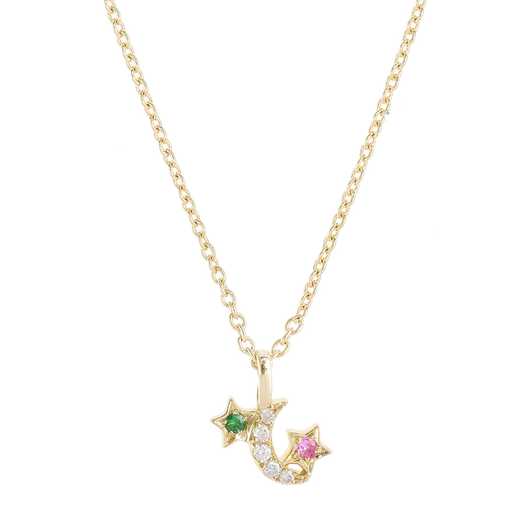 Midday Lunar Cluster Necklace