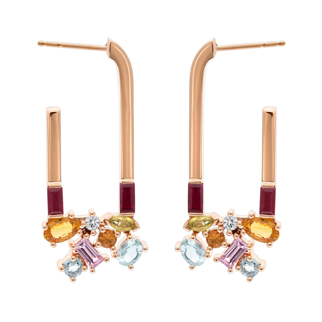 Sunset Magnet Hoops