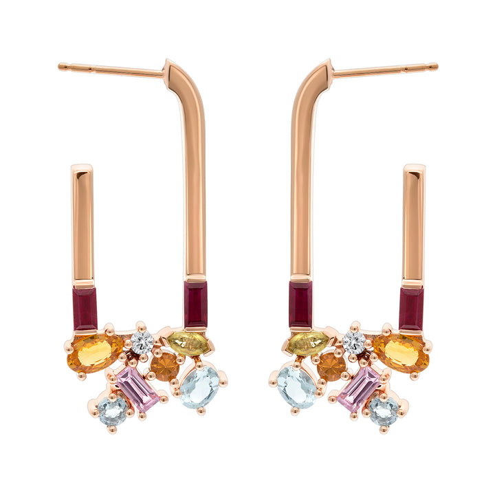 Sunset Magnet Hoops