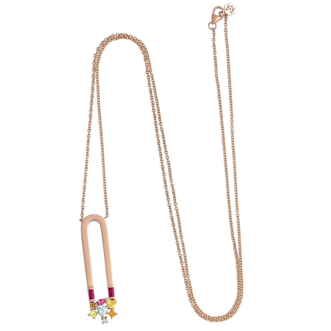 Sunset Magnet Long Necklace
