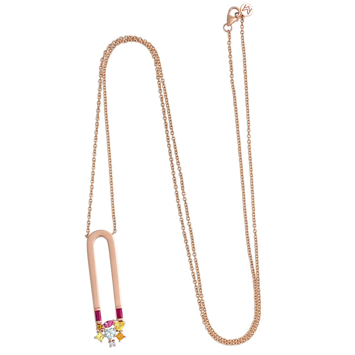 Sunset Magnet Long Necklace