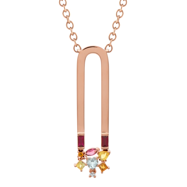 Sunset Magnet Long Necklace