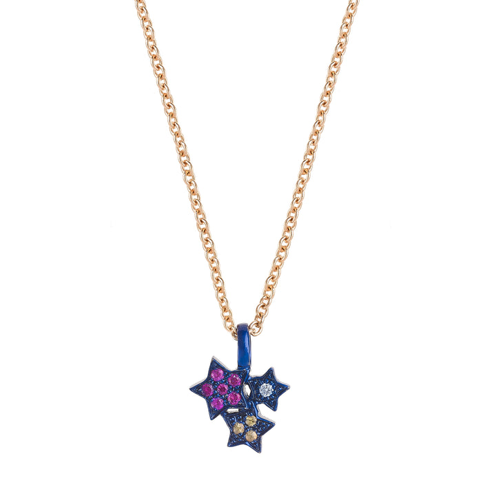 Midnight Star Cluster Necklace