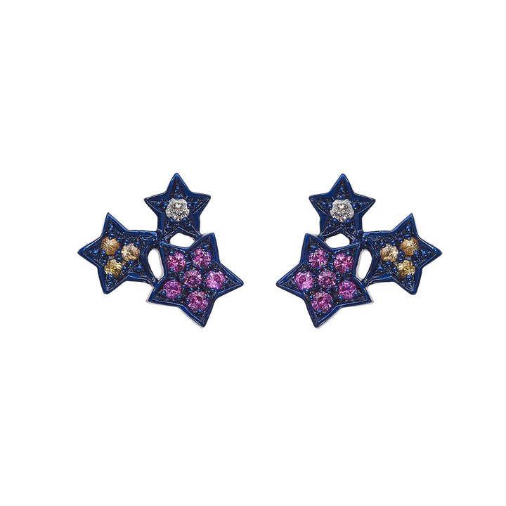 Midnight Star Cluster Studs