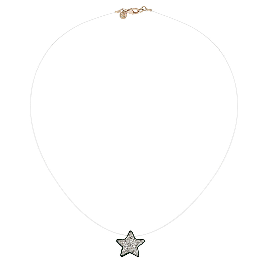 Noir Star Charm Necklace