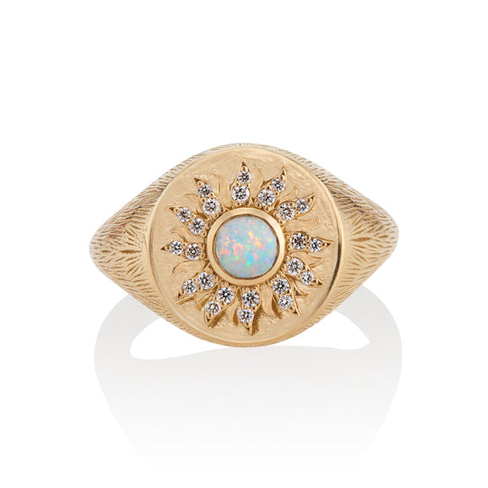 Sun Signet Ring – Marmari