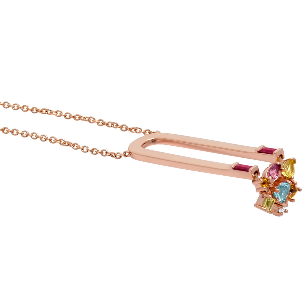 Sunset Magnet Long Necklace