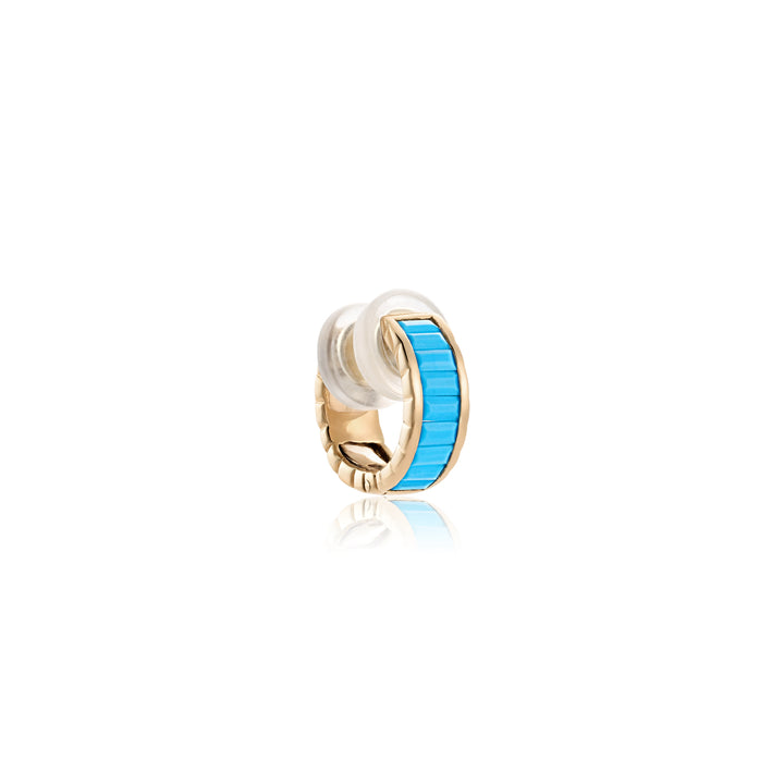 Voyage Harmony Turquoise Reversible Single Ear Cuff